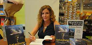 Book signing by an author